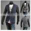 fashion korea style spring casual one button slim tuxedo blazer