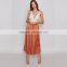Newest spring summer satin wide leg floaty pants for women