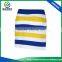 Top Quality Contrast Color Fashion Stripe OEM Service Golf Skirt,golf Skort