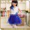 new fashion little queen full-length ball gown flower girl dress