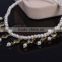 Vintage Pearl Crystal Beach Barefoot Sandals Anklet Bracelet Chain