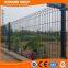3D Curved Welded Wire Mesh Panel Fence With Peach Post
