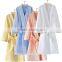 manufacture cheap cotton hotel waffle bathrobe