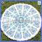 2016 New design custom reactive printing circle round turkish beach towel