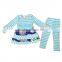 2017 Yawoo wholesale new designs tunic match icing leggings fall clothes kids clothing sets