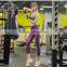 cheap purple printed legging high waist women slimming pant