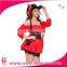 Hot Red Young Girls Pirate Fancy Costume Cosplay Gangster Adult Costume