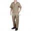 Unisex Gender Safety Short Sleeve Twill Workwear Suit Fatigue Dress