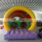 tunnel shaped full covered inflatable obstacle course