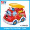 Educational fire truck electric toy cars with music and light for kids