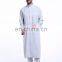 Muslim mens plain thawb Islam man clothing long sleeve Thobe men's Kaftan Turkish clothes