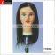 Brown Salon Mannequin Hairdressing Long Real Hair Cutting Training Head