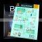 Custom design printed a4 size plastic pp clear file folder manufacturer