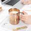 New Promotion Durable Stainless Steel Copper Mugs Set Of 2
