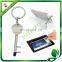 Metal key chain with trolley coin and touch pen, metal touch pen keychain, metal mobile phone holder keyring