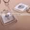 Advertising plastic cheap promotion gift acrylic photo frame keychain for promotion