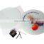 Circular Sublimation Glass Photo Frame with Clock Round photo frame wall clock