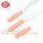 jiayang 4.2*20mm plastic tips manufactruer glossy Orange color round shape plastic aglet shoelace tips