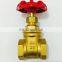 branded brass gate valves brass material BSP thread water gate valve