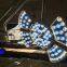 Ceiling Mounted Shadowless LED Surgical Lamp Double Dome V6+6