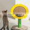 Sunflower shape cat climbing frame climb sisal cat scratching mat with cool mat for claws grinding