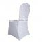 New style Wedding decoration white rosette satin folding chair cover