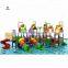 Hot sale Aqua Park, swing pool water slide playground, lager water park play equipment fiberglass water slide
