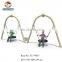 Factory newest galvanized outdoor swing