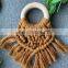 Crochet Macrame Teethers With Wooden Teether Ring Baby Sensory Toy