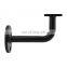 Black Powder Stair Railing handrail mounting brackets Stainless Steel Hardware Tube Holder