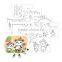 Kids Gift Stationery Photo frame Crayon Sticker Note pad Panda Animals Mini Coloring Activity kit Drawing set