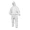 Type 5/6 Disposable Microporous Protective Coverall with hood