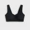 Ladies' santoni seamless knit quick dry & wicking cross back mid support sports bra.