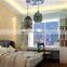Tonghua Modern 3D LED Color Lights Decorative Glass Shell Chandelier Pendant Lamp Home E26 E27 Edison Bulb Light
