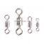 50pcs/bag High Quality Copper Wholesale Rolling Swivel American Fishing Snap