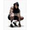 Wholesale customized gym tank tops breathable sweat absorption hooded pullover vest