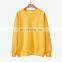 2021 autumn and winter new warm Korean round neck solid color plus velvet thick women's loose pullover sweater