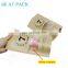 Custom printed resealable food grade craft paper bag with window