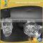 35ml clear color skull shape essential oil bottles with glass dropper