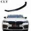 CLY Front Lip For BMW 5 Series G30 G38 Facelift 2021 M5 Front car bumper Lip CS Carbon Fiber Anterior lip