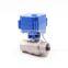 CWX series motorized actuator BSP NPT electric ball valve automatic shut-off valve 3/8