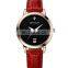 2018 SANDA P194 Lady Watch Korean Style Brand Watches Leather Strap Timepiece