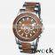 BEWELL Rosewood and steel watch Hot sale Japan movement 3ATM water resistance WOOD WACTH