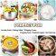 Hot selling Stainless steel salad bowl beat eggs basin with silicone lid grater mixing bowl set with handle