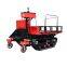 rubber tracked pedrail type fruit transporter