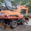 В отличном состоянии экскаватор на колесах Doosan dh210w-7, колесный экскаватор Doosan, колесные экскаваторы Doosan dh150-7, dh140-7