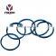 Custom Size Shape Flat Round Color Rings Keychain Split Ring Keyring For Bag