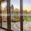2021 Hot Sell Aluminum Bi Folding Door for Africa Project Exterior Glass Sliding Double Glass Doors