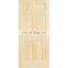 Modern Solid Flush Hotels Apartment Room Real Dividing Unfinished Interior Oak Wood Shaker Kitchen Doors