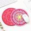 custom printing non slip rubber mouse pad office mouse pad round mouse pad